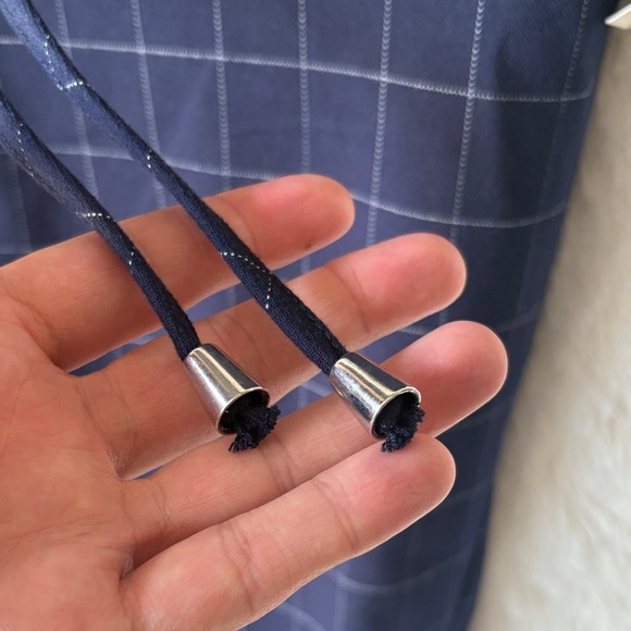 a new day Women's Navy Checkered Ankle Pants - Picture 7 of 11